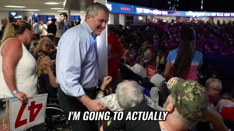 Talking with a 93 year old woman at a Trump rally. Don't let the old in, even at 93 years old.