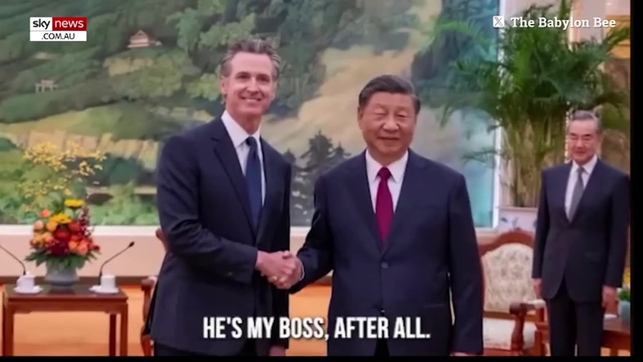 Gavin Newsom AI campaign video September 2024
