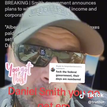 Danielle Smith moving to Withdraw From Federal Taxes and CPP