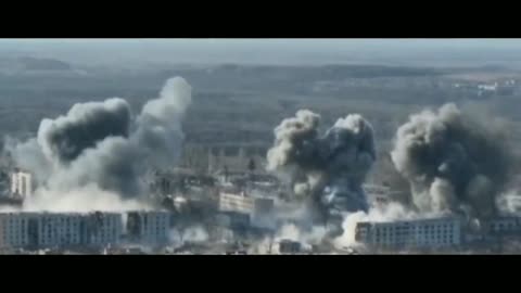 Russian Shelling Destroys TV Tower in Chasiv Yar