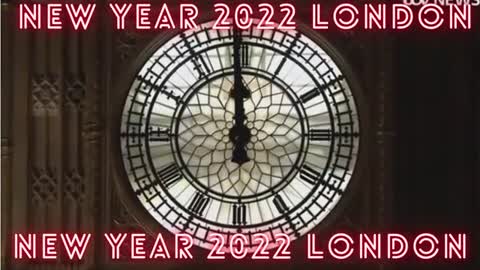 Happy New year 2022 London