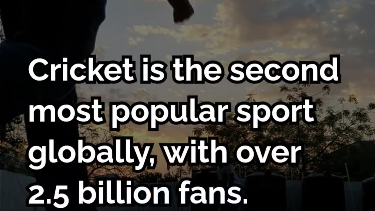 Facts about cricket