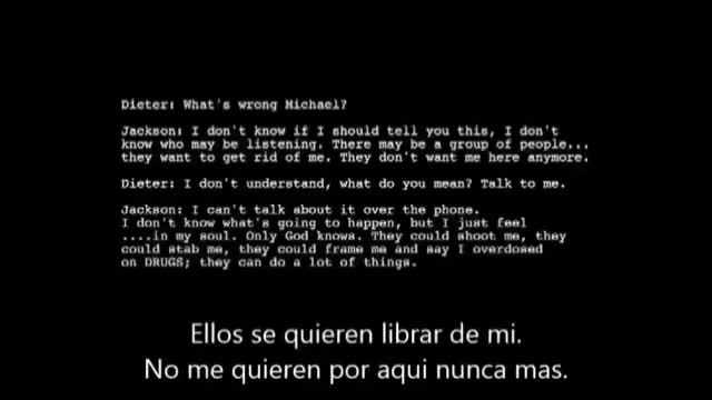 Michael Jackson's Last Phonecall