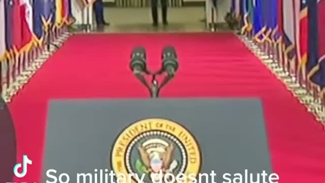 JOE: Fake Presidents Do Not Get Saluted