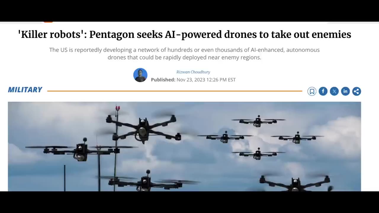 KILLER DRONES ARE HERE. U.S. Gov. is Making Autonomous AI Drones. SKYNET IS HERE