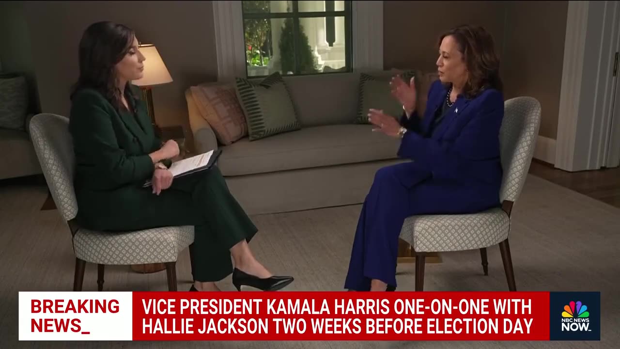 Harris Stumbles Over Words As NBC Host Questions Why Her Economic Plan Isn't Landing