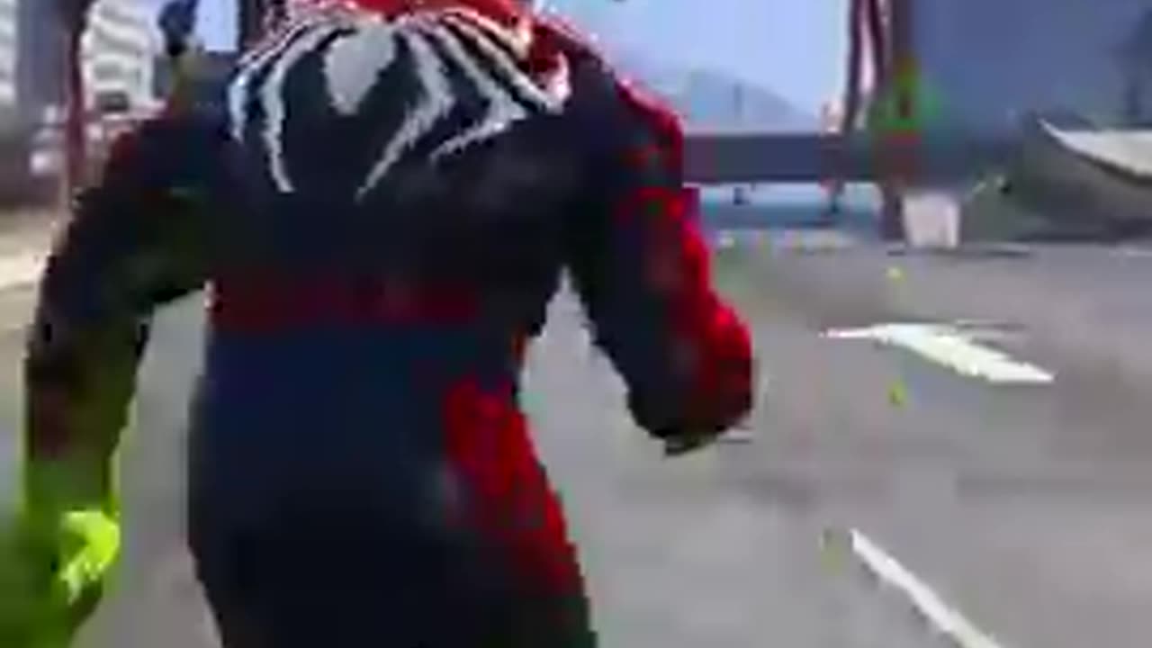 SPIDERHULK MEETS BOSS SPIDERMAN IN GTA5