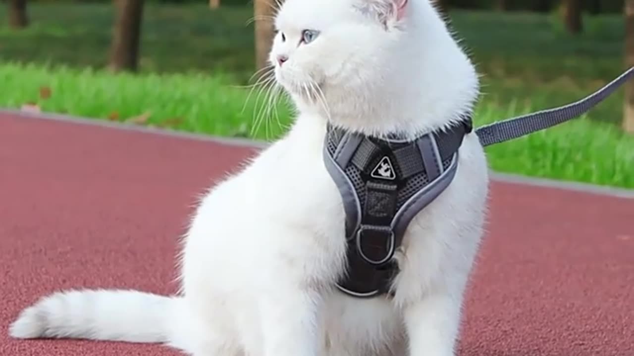 Anti-Escape Adjustable Reflective Cat Harness