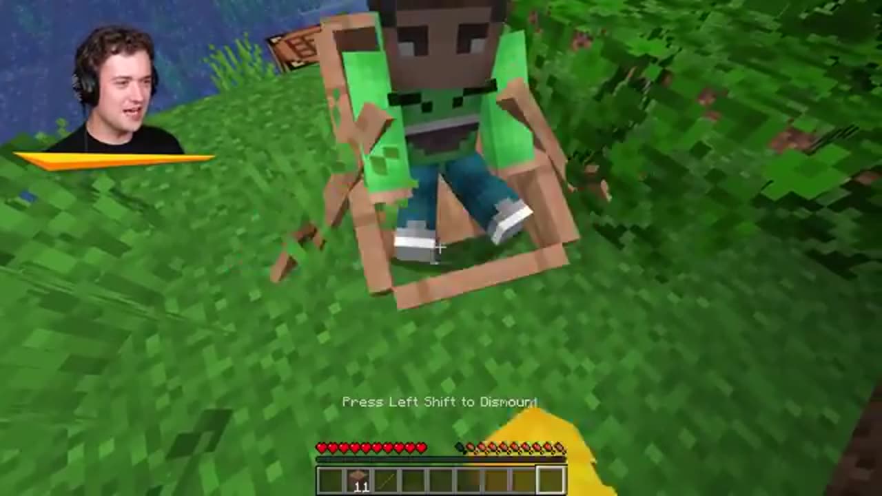 The FLOOR Is LAVA In Minecraft! (challenge)