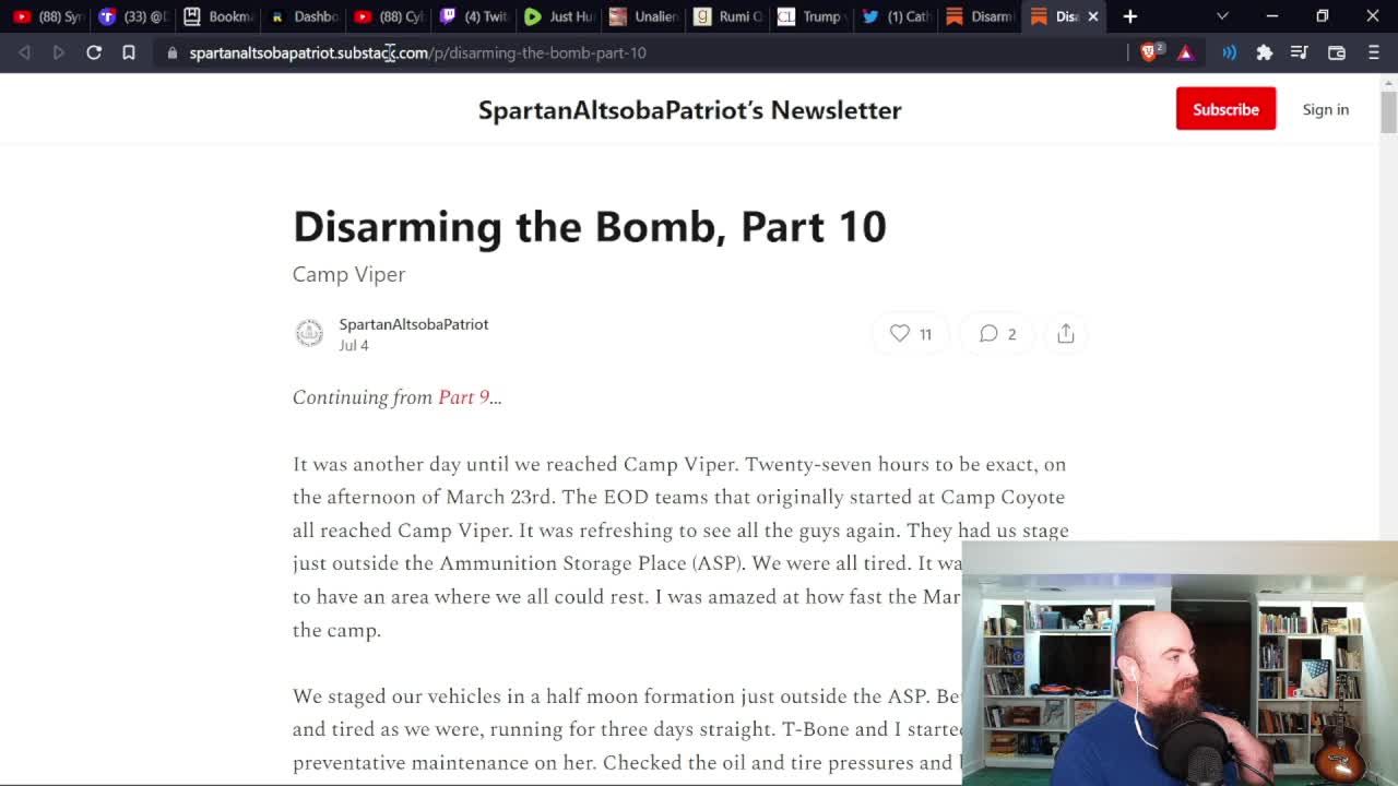 Reading 'Disarming The Bomb Parts 9 & 10' by SpartanAltsobaPatriot