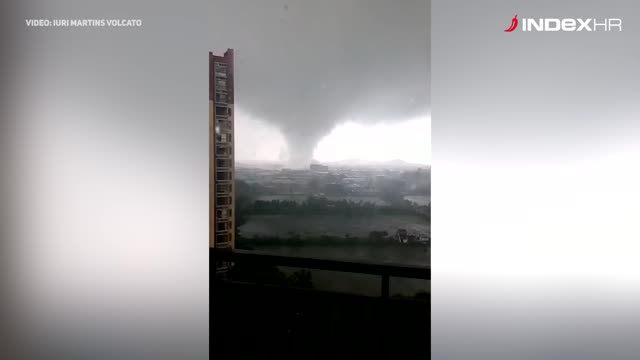 Nevjerojatna snimka tornada u Hong Kongu