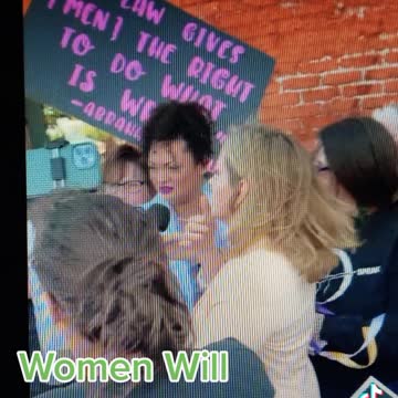 Jen Thomas at the Julie Jaman Press Conference in Port Townsend Washington