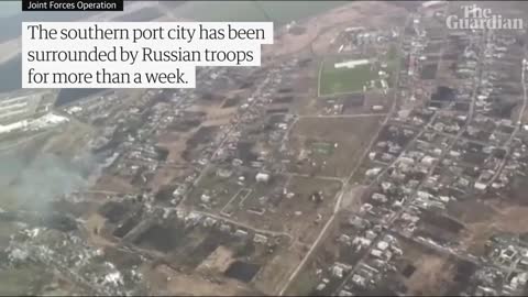 Russian tanks seen in Mariupol in footage released by Ukraine military