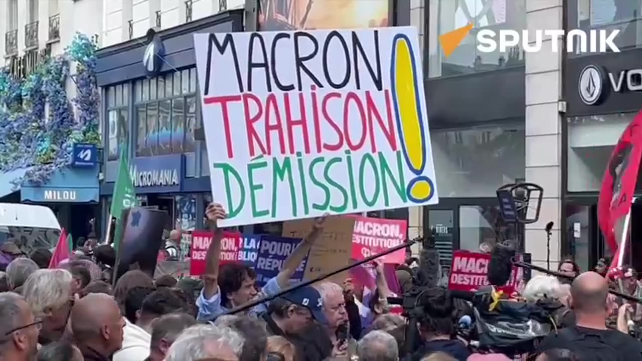 Protests Against Macron Erupt Across France.