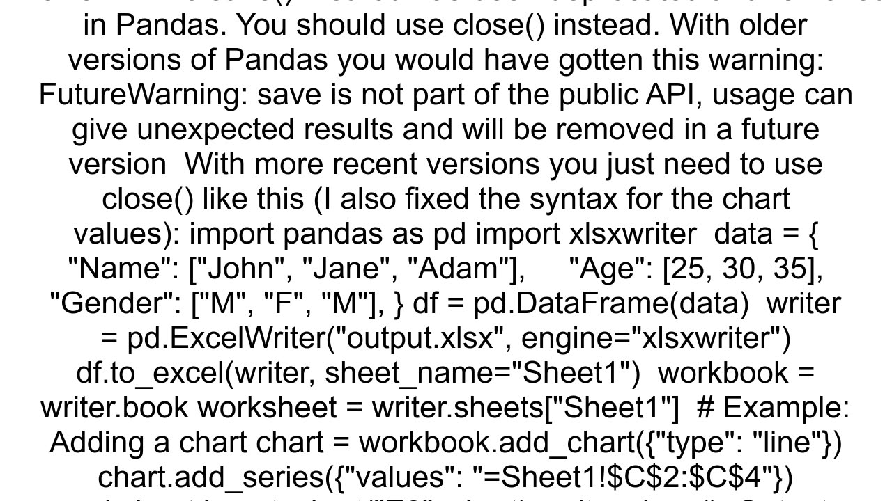 39XlsxWriter39 object has no attribute 39save39 Did you mean 39_save39