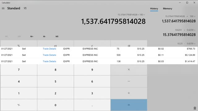 Made 1,500+% Gain On Express Stock