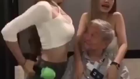 old man massage game