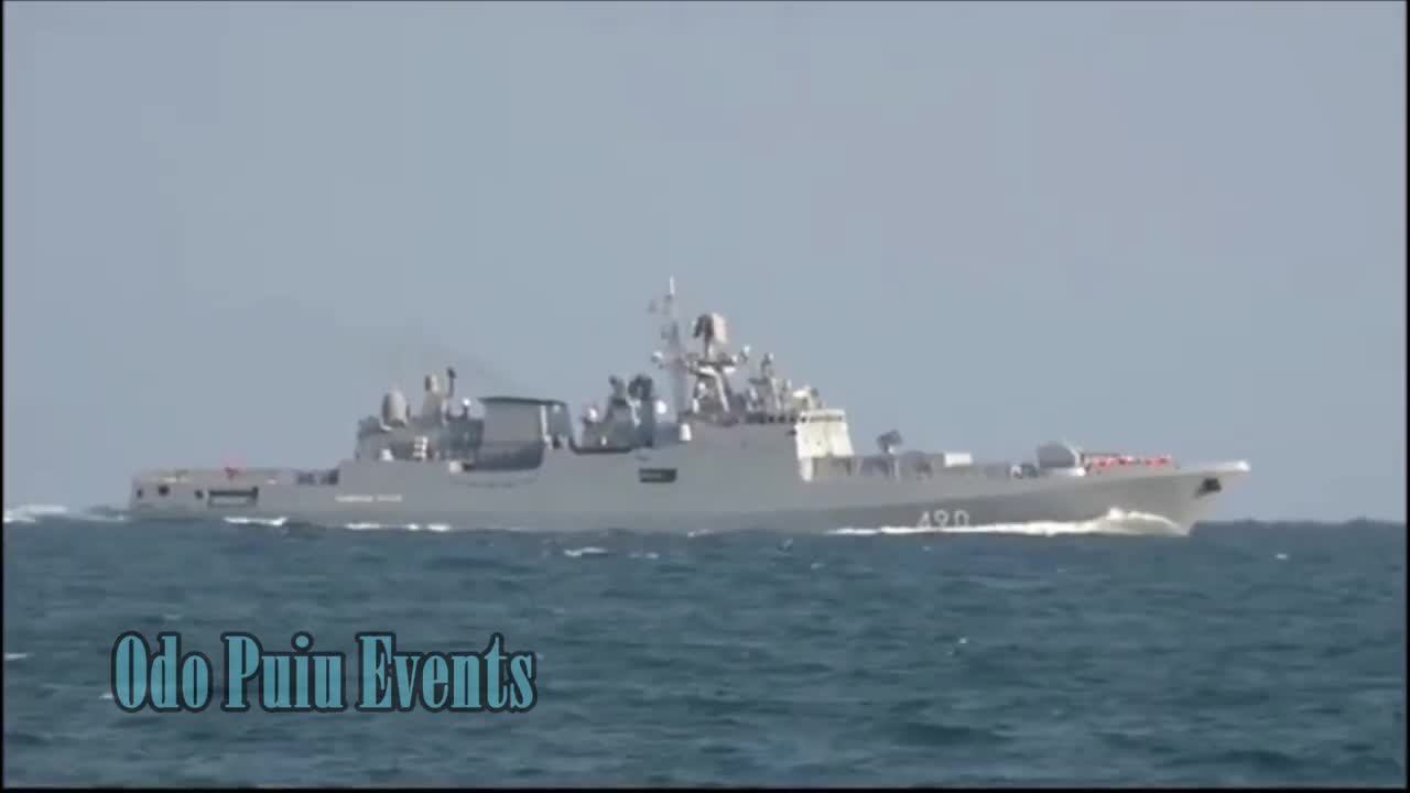 Russian frigate Admiral Essen hit by Ukraine. It suffered serious damage
