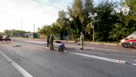 Russia blames car bomb on Ukraine