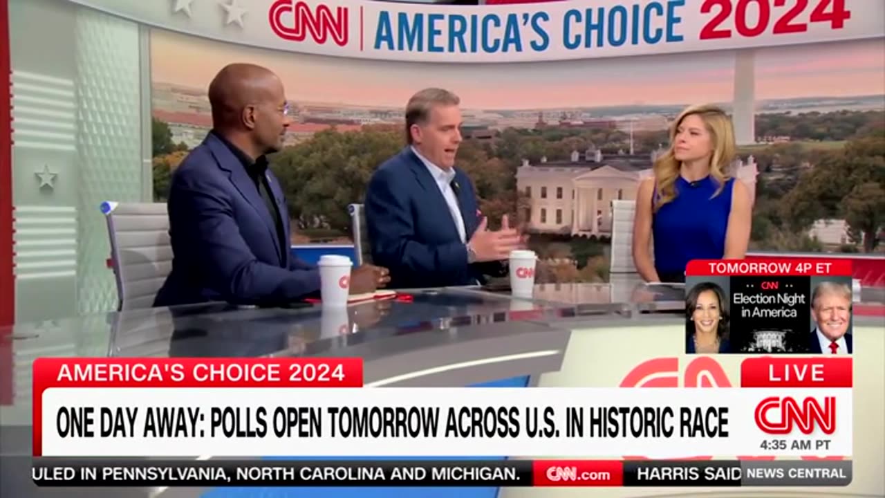 'I'm Just Nervous, Nervous, Nervous': CNN's Van Jones 'Worried' Over Harris' Chances In Pennsylvania