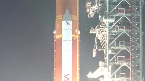 NASA's Artemis I Rocket Launch from Launch Pad 39B Perimeter