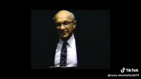 Shortages explained by Milton Friedman