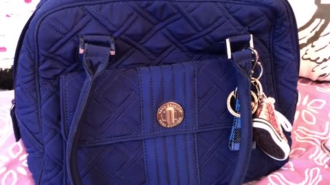 What's in my Vera Bradley Turnlock Satchel Bag