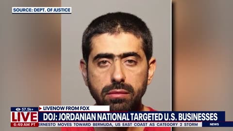 Anti-Israel Jordanian national targeted US businesses over Gaza war, DOJ says | LiveNOW from FOX