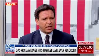 Gov. DeSantis Blasts Biden: He's Plunging Us Into a Recession