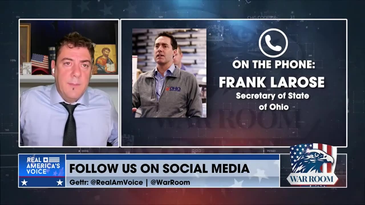 OH Sec. Of State Frank LaRose Discusses Identifying AND Eliminating Illegal Alien Votes