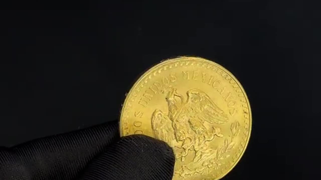 Real Gold “1947 50 Pesos” Coin