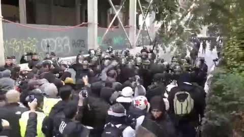Antifa scuffle with police during counter-demo in Bavaria - WATCH!