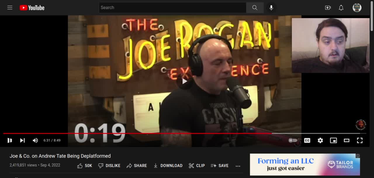 Joe Rogan Talking About TOP G! RUMBLE for the W!!