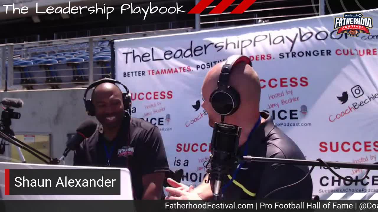 NFL MVP Shaun Alexander talks about fatherhood