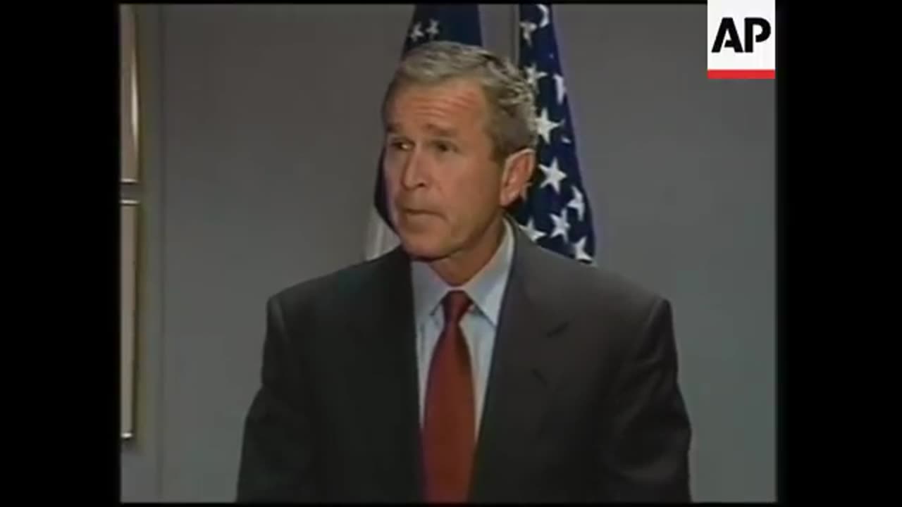 President Bush statement on the day of 911 attack