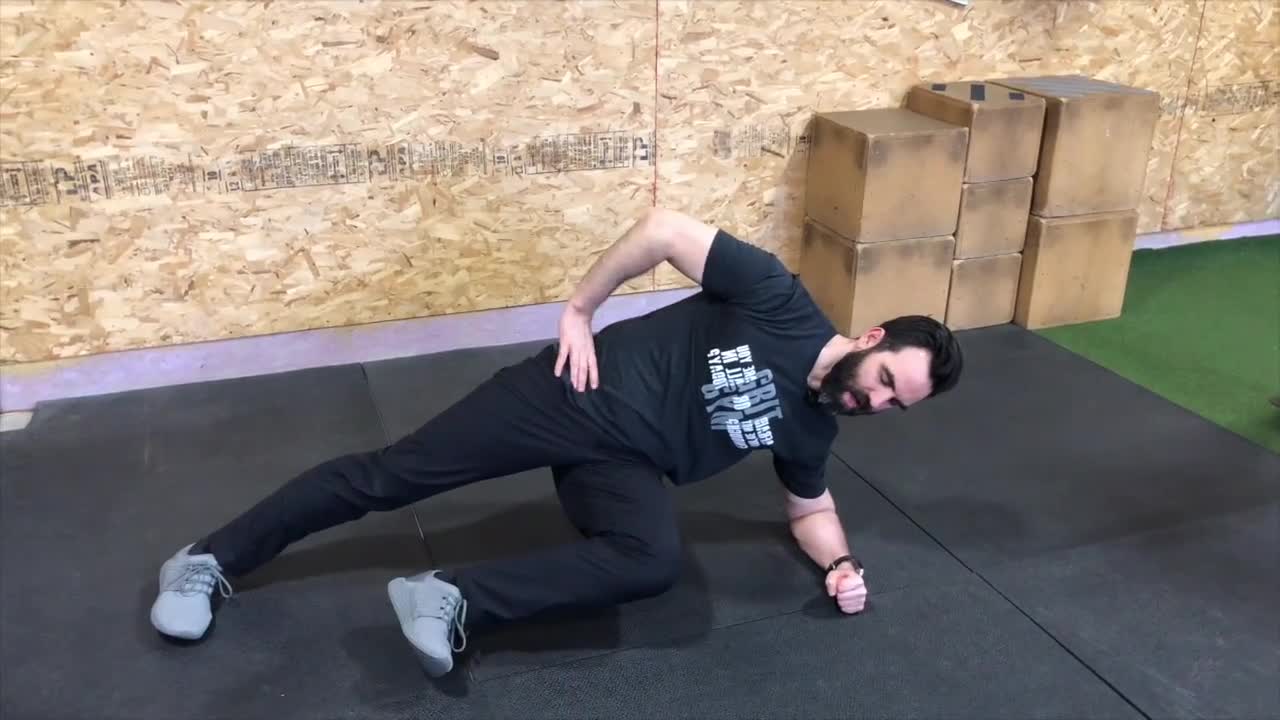 1Leg Lateral Plank With Title