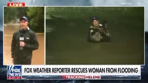 Fox Reporter Saves Woman From Flooding Car As Hurricane Surges On Atlanta Street