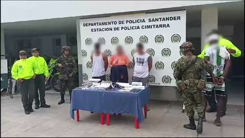 Capturas en Landázuri Policía de Santander