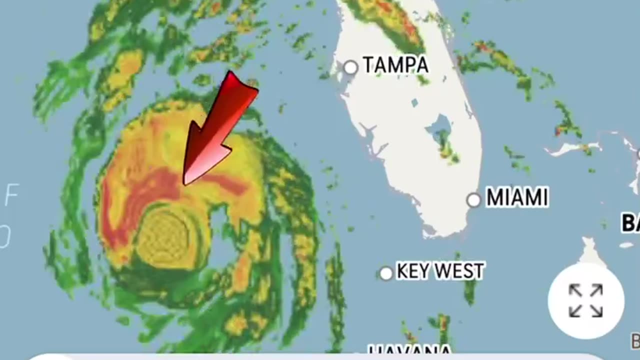 Odd Vortexes Appearing In Hurricane Helene