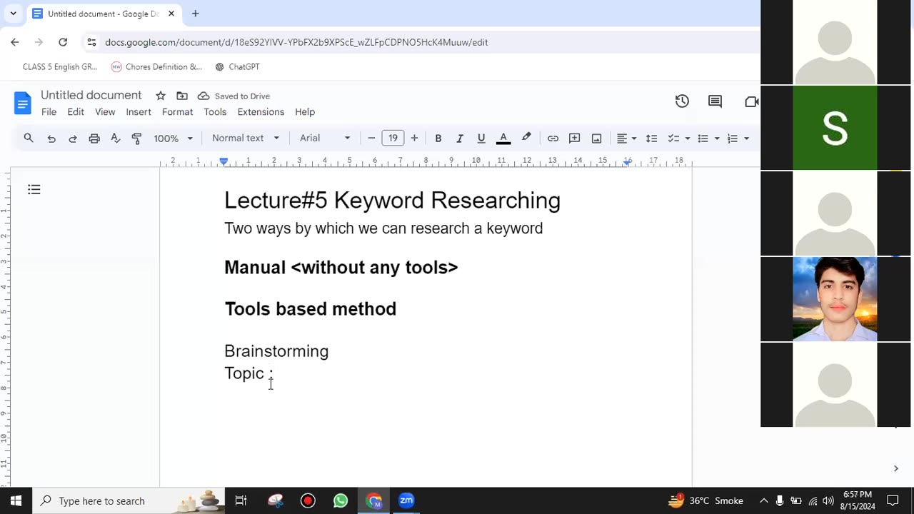 Lect#5 SEO Content Writing By Miss Maria Qureshi #LWE Batch#103-104