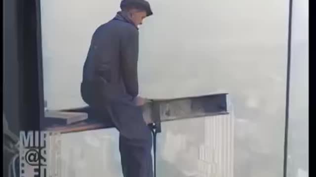 Colorized video of construction