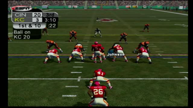 ESPN NFL 2K5 - Fantasy Tournament - Bengals @ Chiefs - (Coach Picks EVERY Play) (NO COMMENTARY)