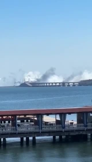 More Footage from the Kerch Bridge