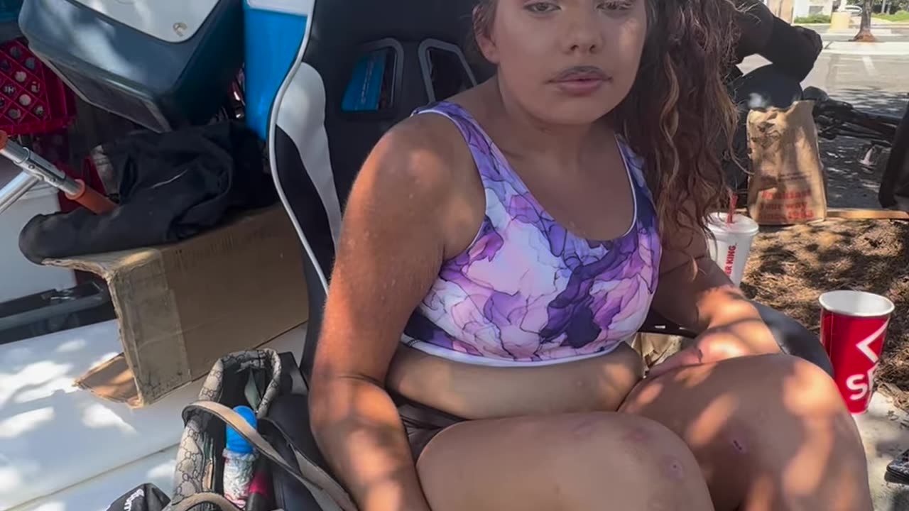 Millionaire blessed homeless girl who has been in and out of foster care since she was a child