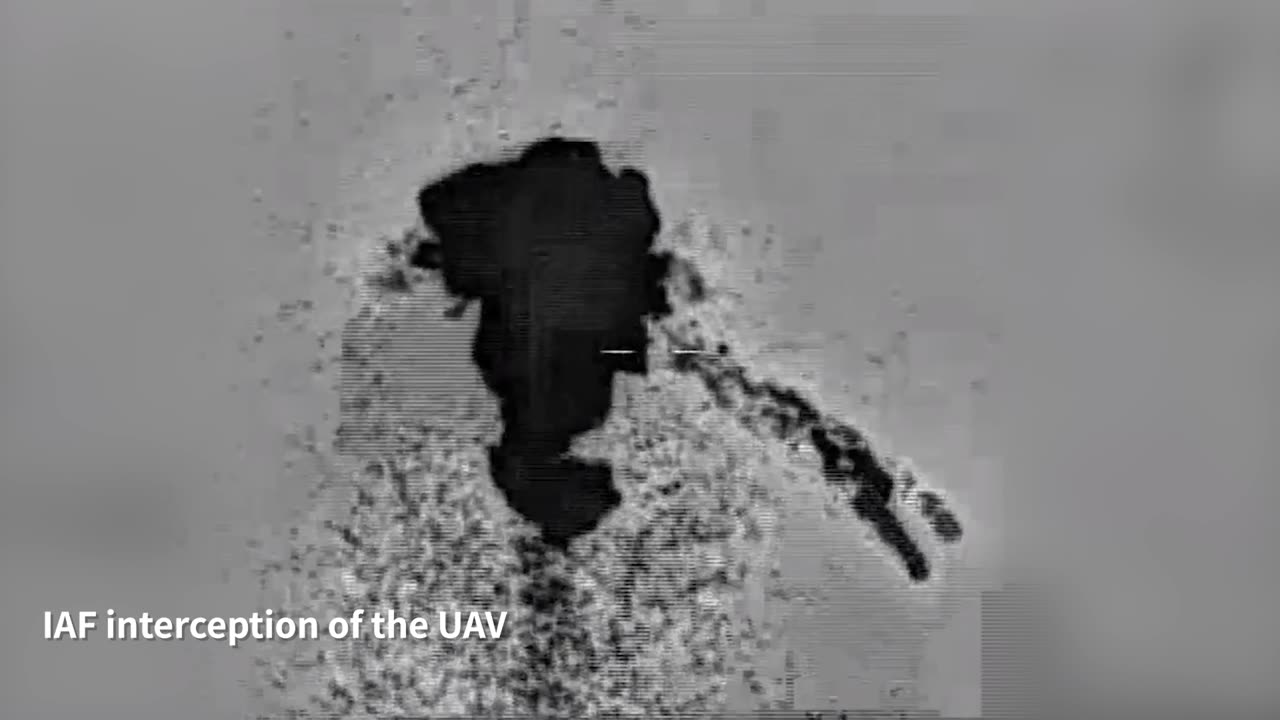 IDF: Attached is a video of the IAF interception of a UAV a short while ago over