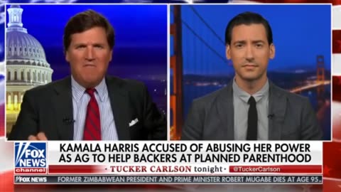 David Daleiden with Tucker Carlson on Kamala Harris Assault on First Amendment Civil Rights