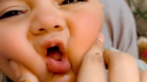 Silent cute baby