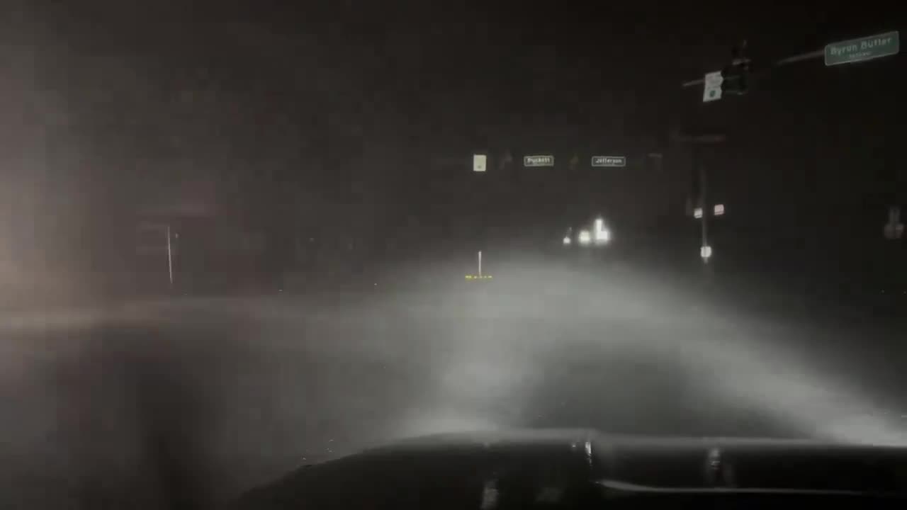 Eye wall of Hurricane Helene south of Perry, Florida