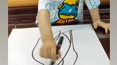 Amazing art by a kid.