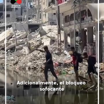 Zionists Destroy Water and Sewage Infrastructure as part of Genocide Toolkit